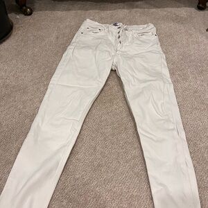 White Agolde straight leg jeans